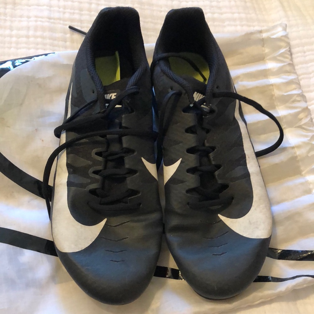 Nike running spikes.